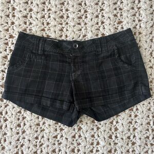(NO LONGER AVAILABLE) Plaid Black Women's Shorts